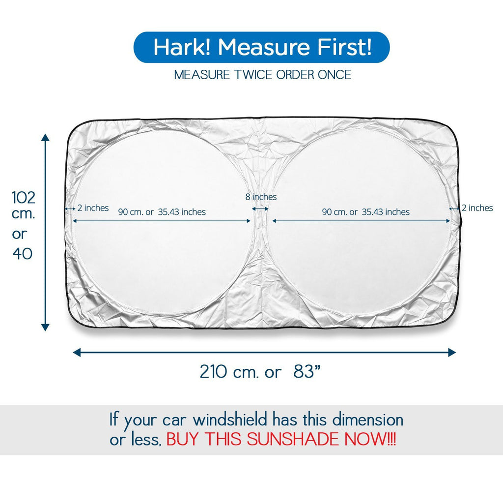 X-Shade - Car Sunshade Extra Grande Jumbo - testing - 4